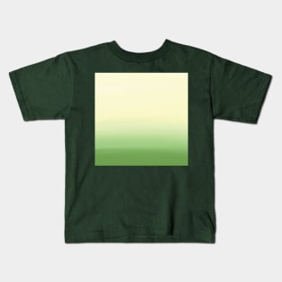 Green to Yellow gradient Kids T-Shirt